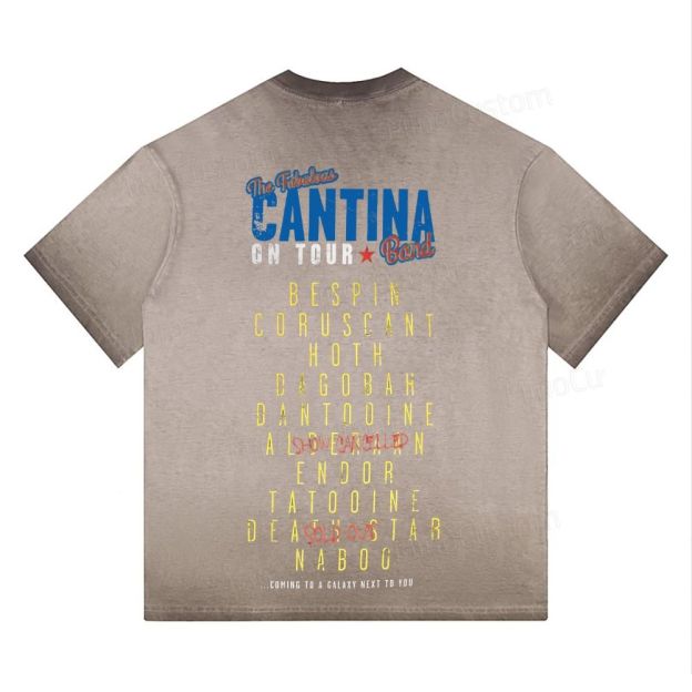 "Cantina Band On Tour" Galactic Tour Washed Tee