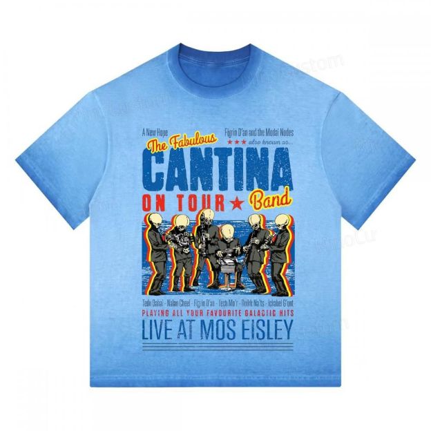 "Cantina Band On Tour" Galactic Tour Washed Tee