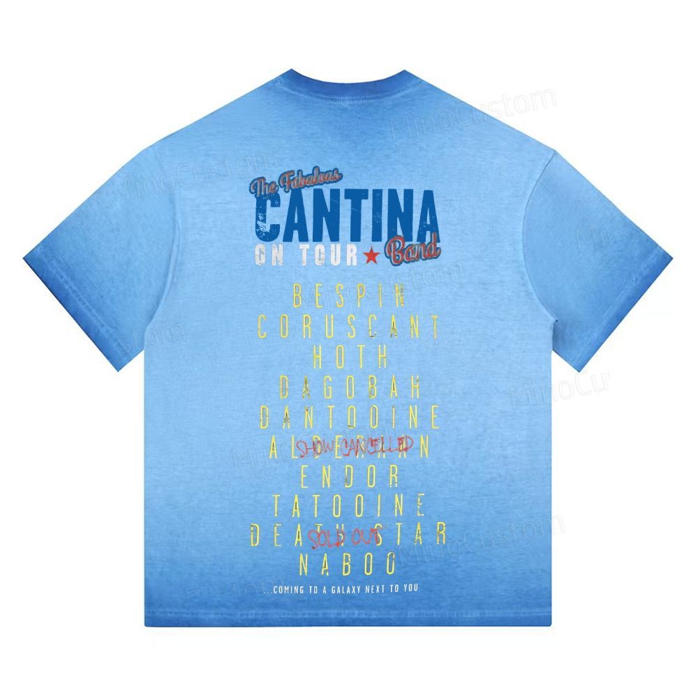 "Cantina Band On Tour" Galactic Tour Washed Tee