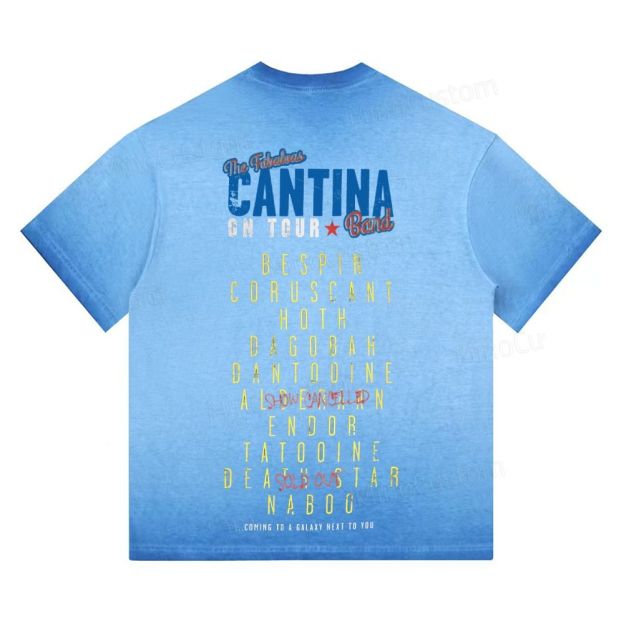 "Cantina Band On Tour" Galactic Tour Washed Tee