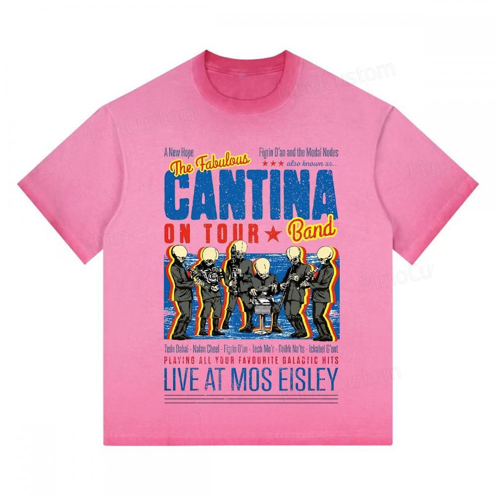 "Cantina Band On Tour" Galactic Tour Washed Tee