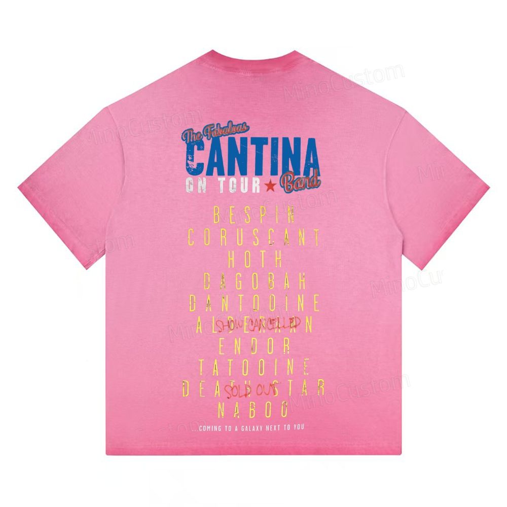 "Cantina Band On Tour" Galactic Tour Washed Tee
