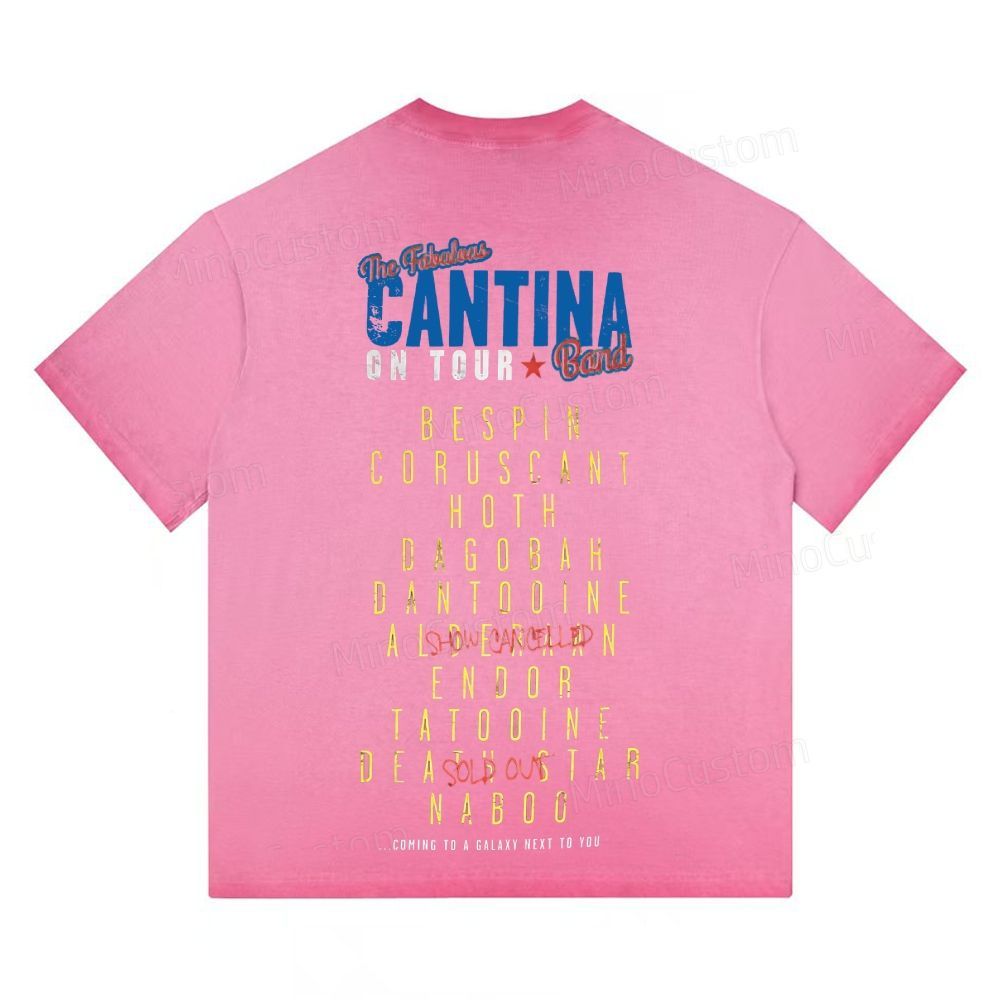 "Cantina Band On Tour" Galactic Tour Washed Tee