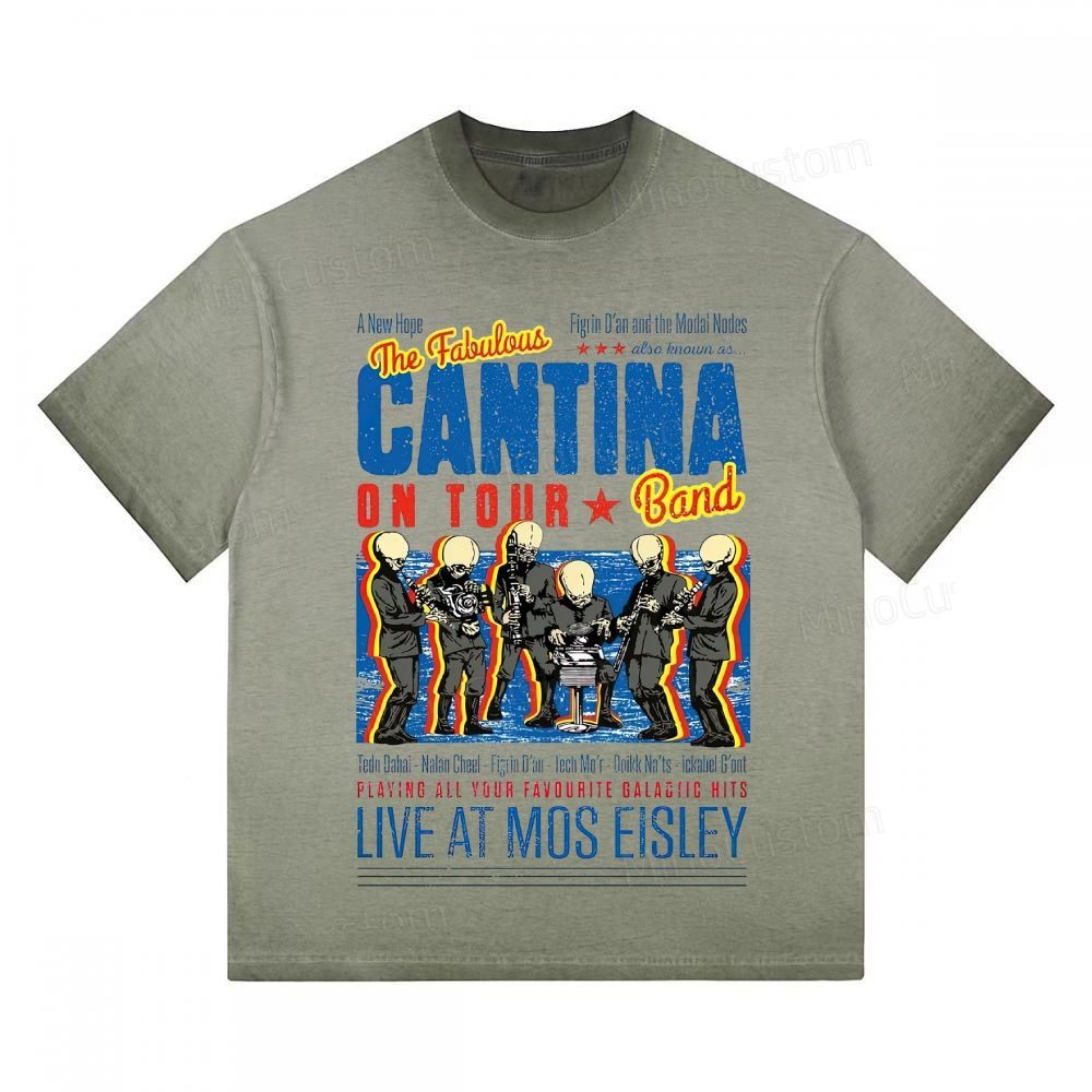 "Cantina Band On Tour" Galactic Tour Washed Tee