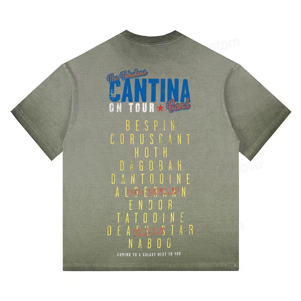 "Cantina Band On Tour" Galactic Tour Washed Tee