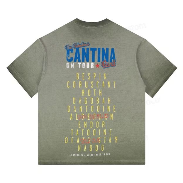 "Cantina Band On Tour" Galactic Tour Washed Tee