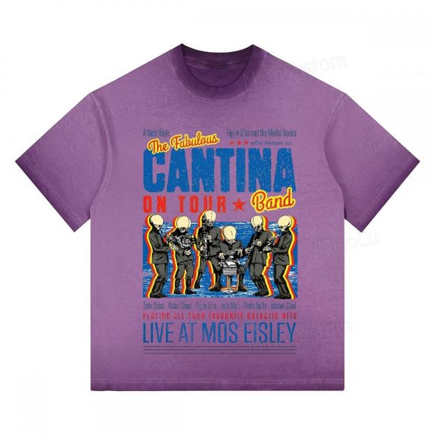 "Cantina Band On Tour" Galactic Tour Washed Tee