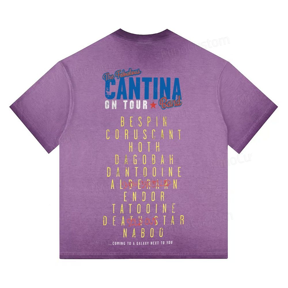 "Cantina Band On Tour" Galactic Tour Washed Tee