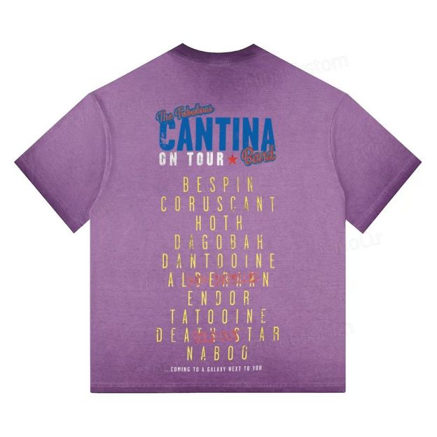 "Cantina Band On Tour" Galactic Tour Washed Tee