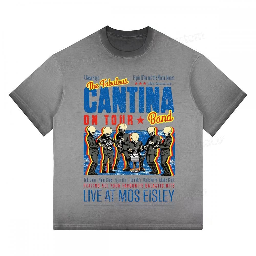 "Cantina Band On Tour" Galactic Tour Washed Tee