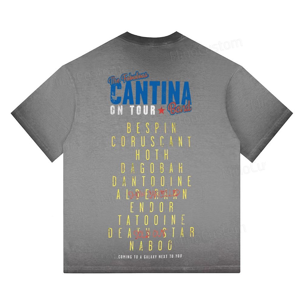 "Cantina Band On Tour" Galactic Tour Washed Tee