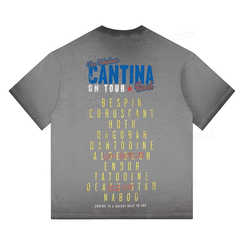 "Cantina Band On Tour" Galactic Tour Washed Tee