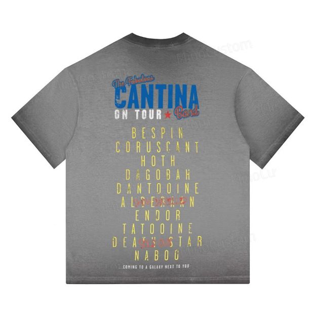 "Cantina Band On Tour" Galactic Tour Washed Tee