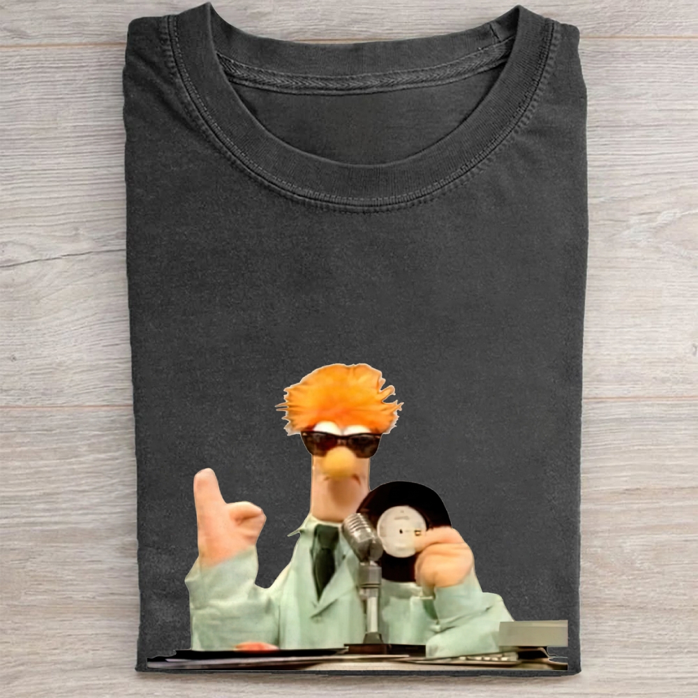 DJ Beaker The Muppets Vintage Washed Tee