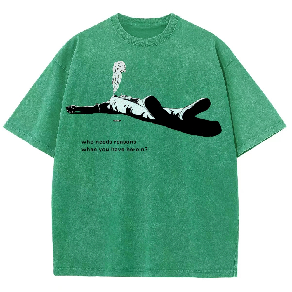Alternative Streetwear Washed T-Shirt 