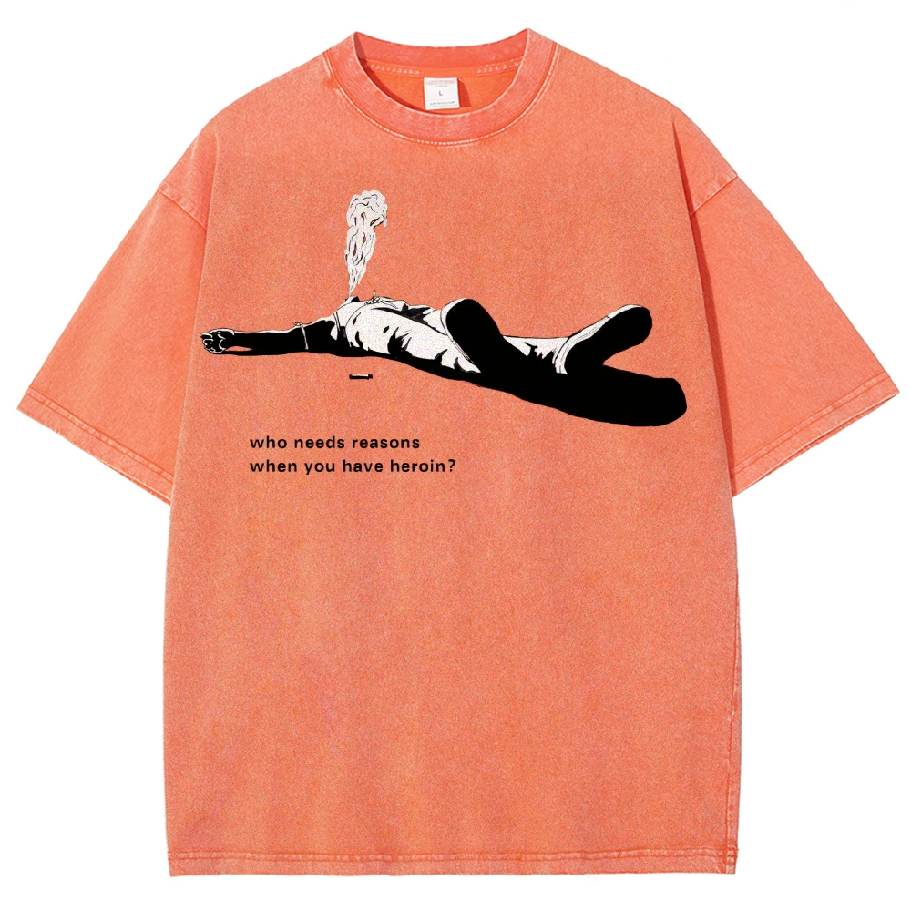 Alternative Streetwear Washed T-Shirt 