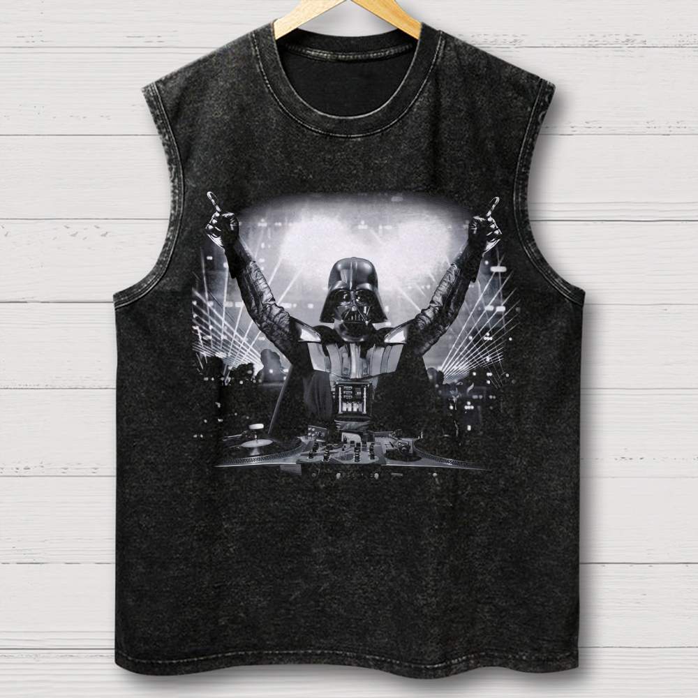 DJ Music Washed Vest