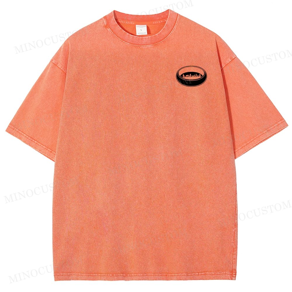 Fantasy Ring Silhouette Washed T-Shirt 