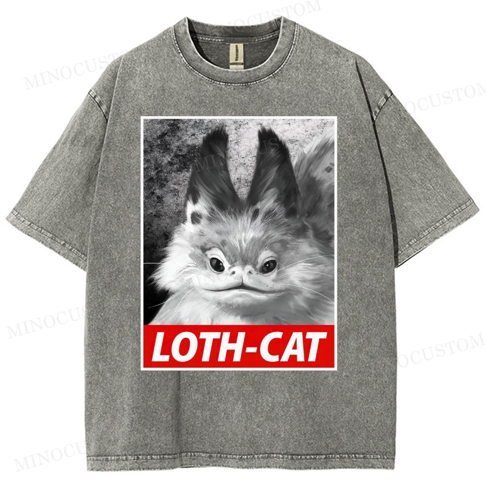  Fantasy Feline Washed T-Shirt 