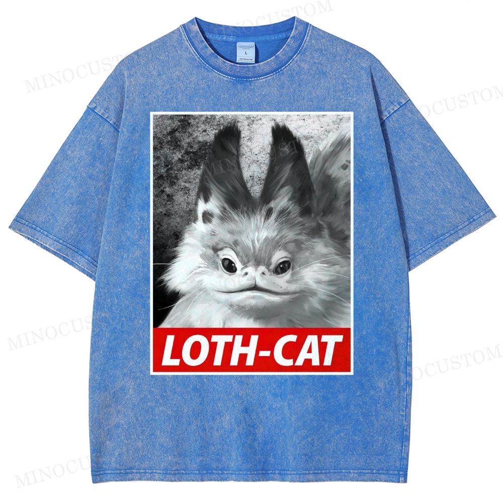  Fantasy Feline Washed T-Shirt 