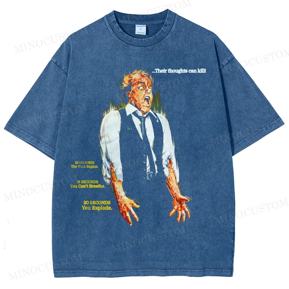 Their Thoughts Can Kill !Washed T-Shirt 