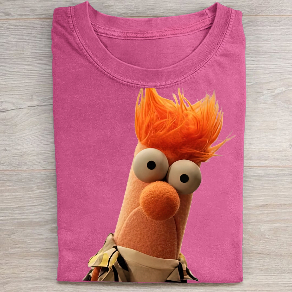 "Panicked Beaker" Muppet Vintage Washed Tee