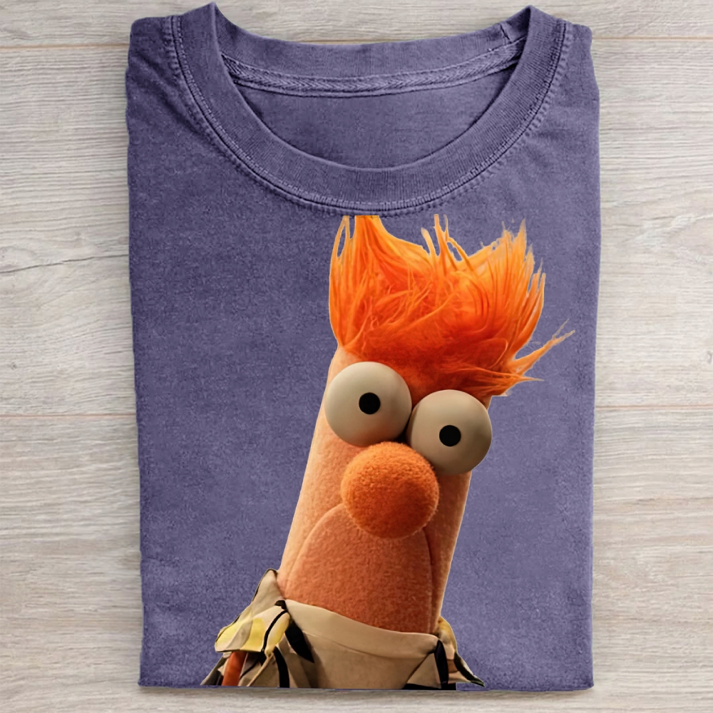 "Panicked Beaker" Muppet Vintage Washed Tee