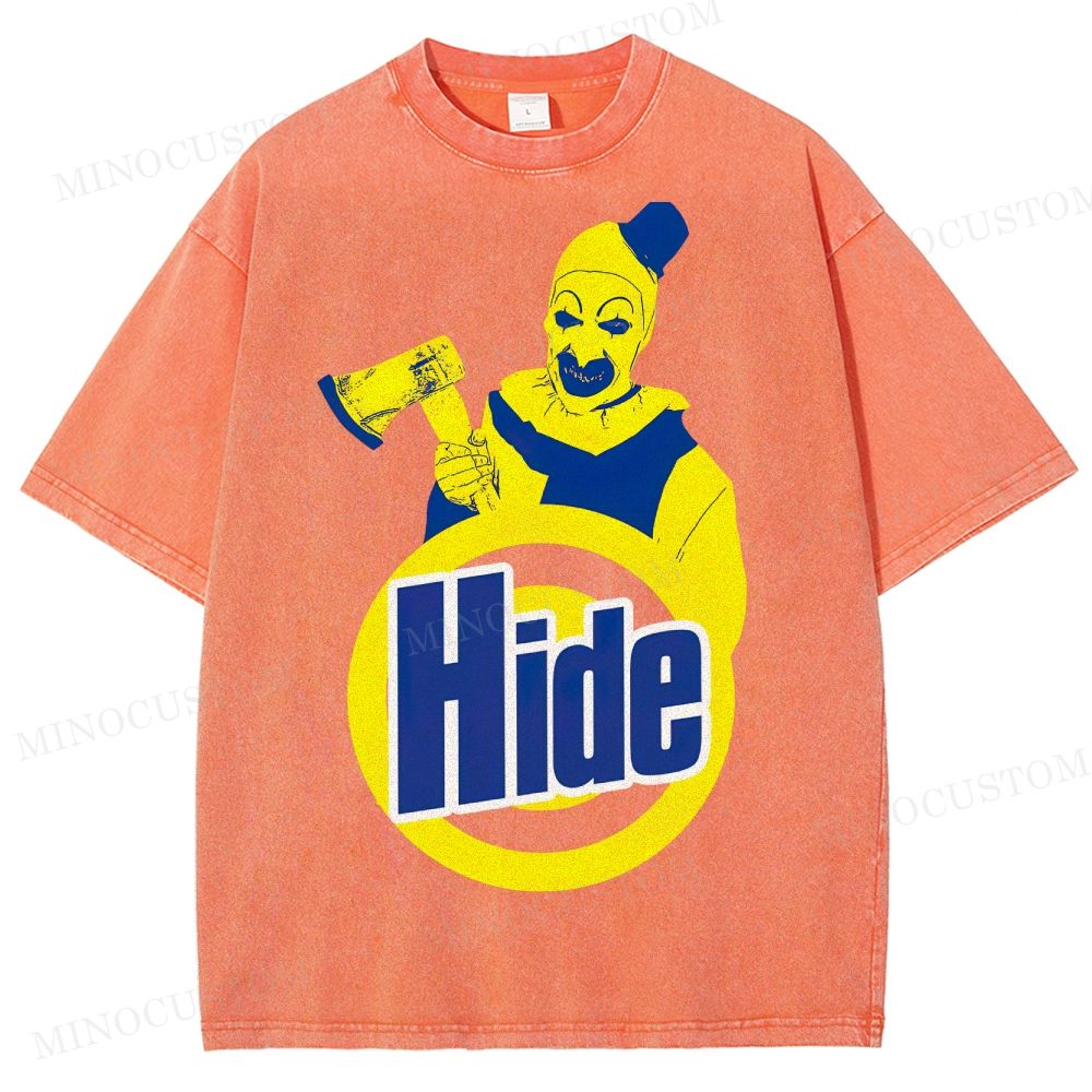 "Hide" Art the Clown Washed T-Shirt
