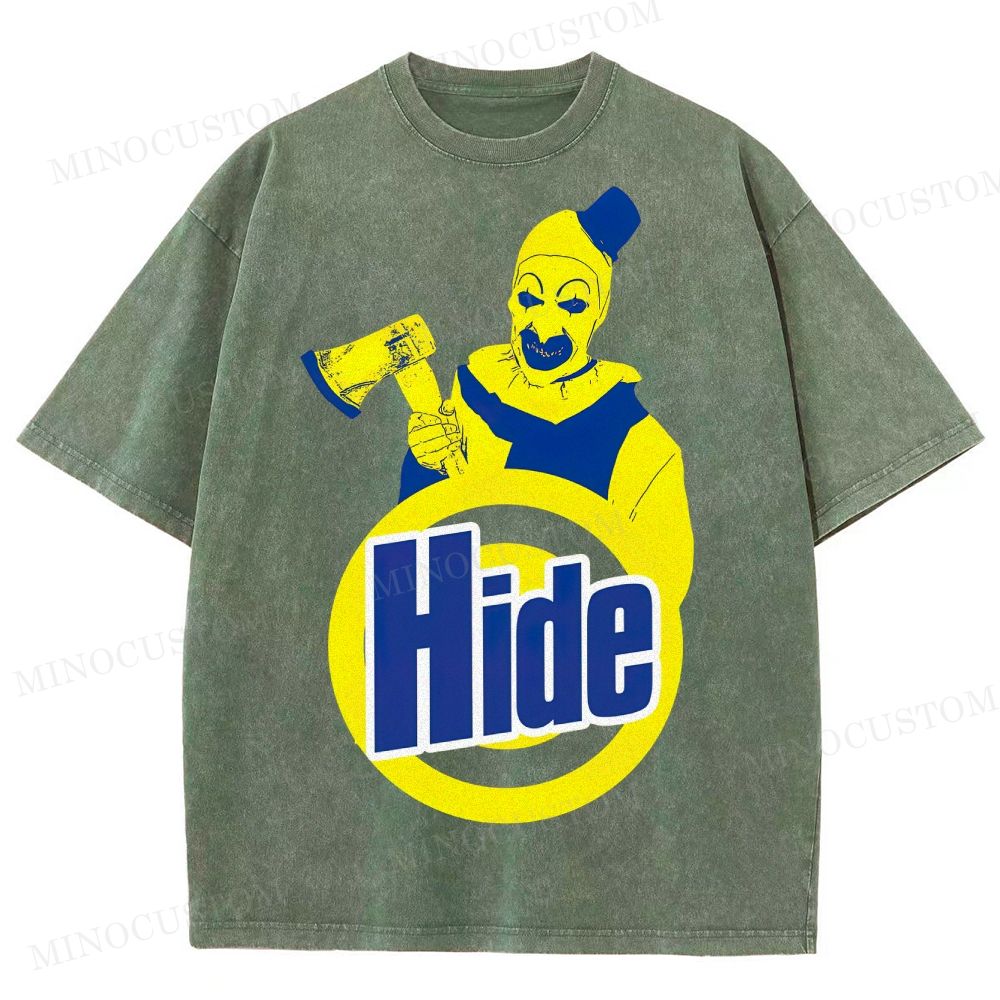 "Hide" Art the Clown Washed T-Shirt
