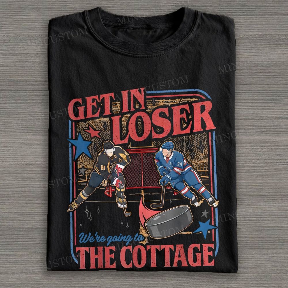 Get In Loser, Movie Book Fans Gift Cotton T-shirt 