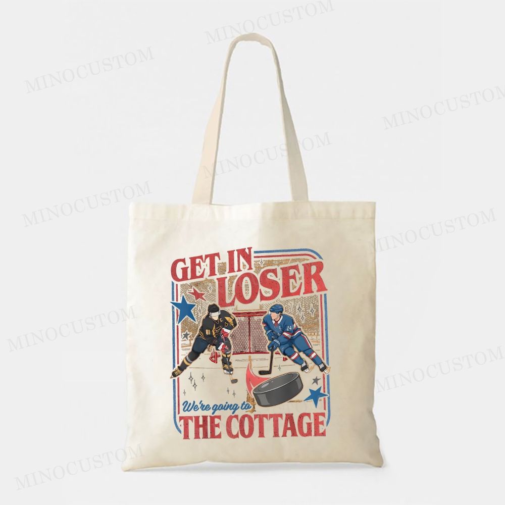 Get In Loser, Movie Book Fans Gift  Tote Bag 
