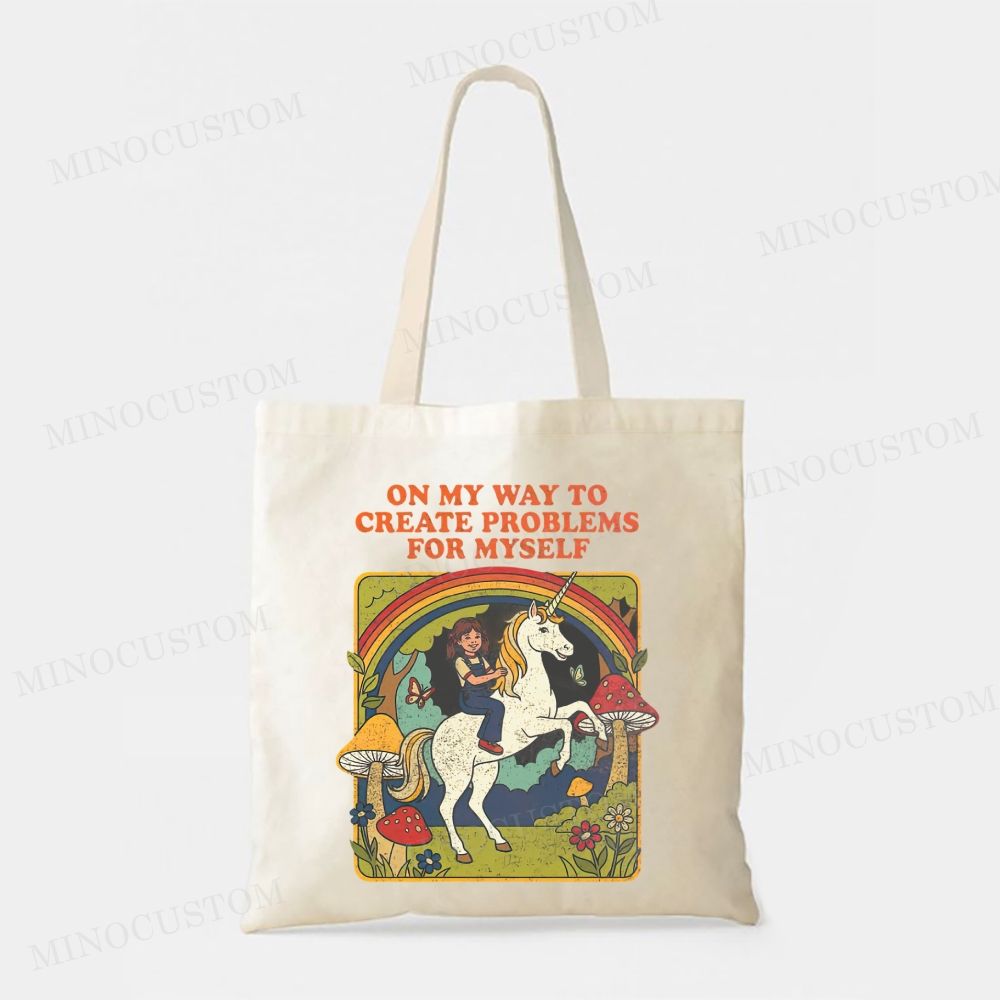  On My Way To Create Problems Tote Bag 
