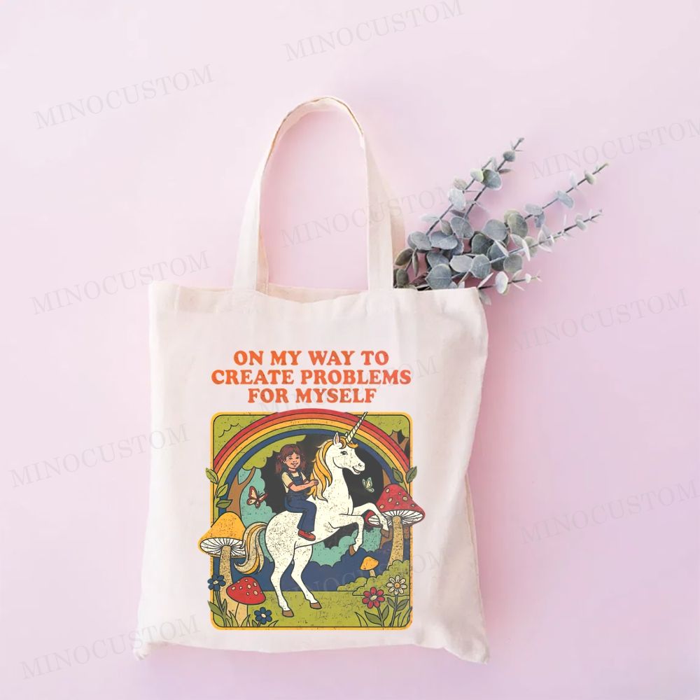  On My Way To Create Problems Tote Bag 