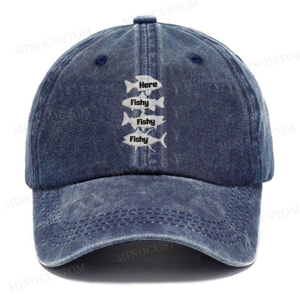 Lucky 38 Spade Vintage Casual Washed Cap