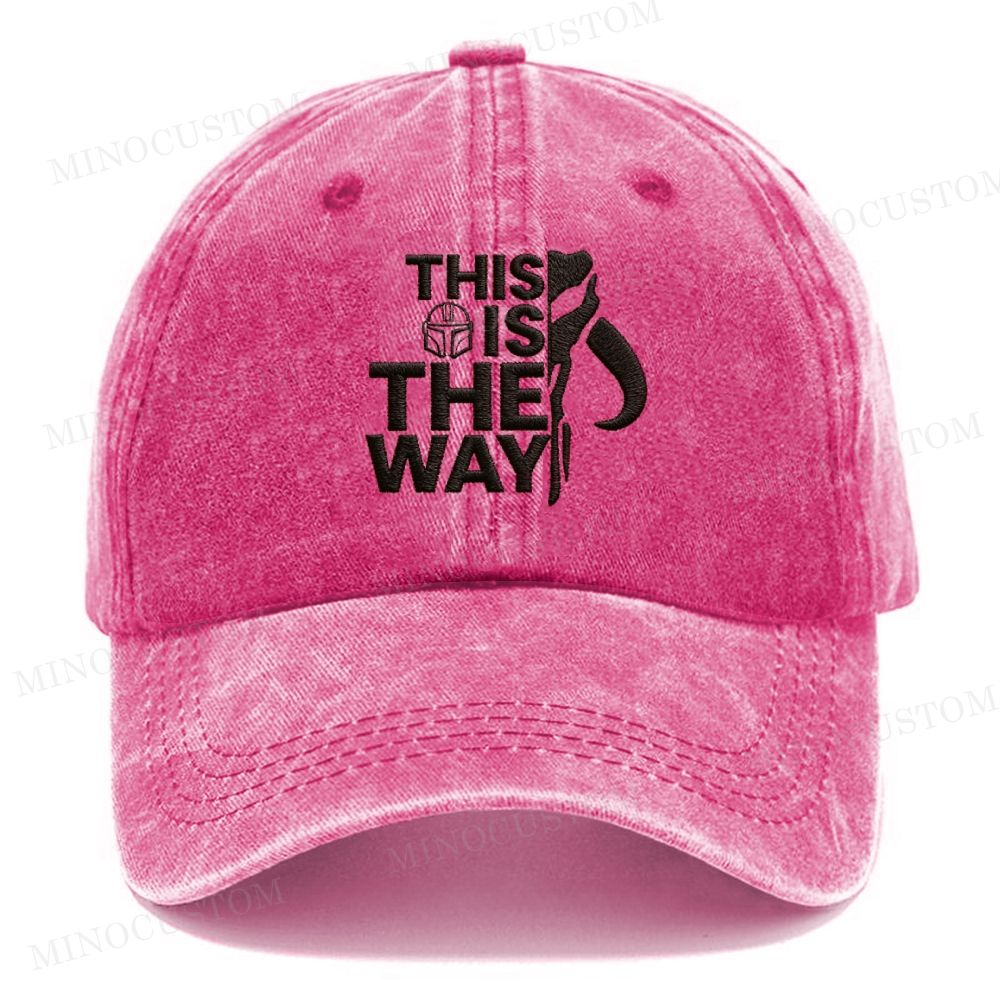 "This Is The Way" Mandalorian Vintage Casual Washed Cap