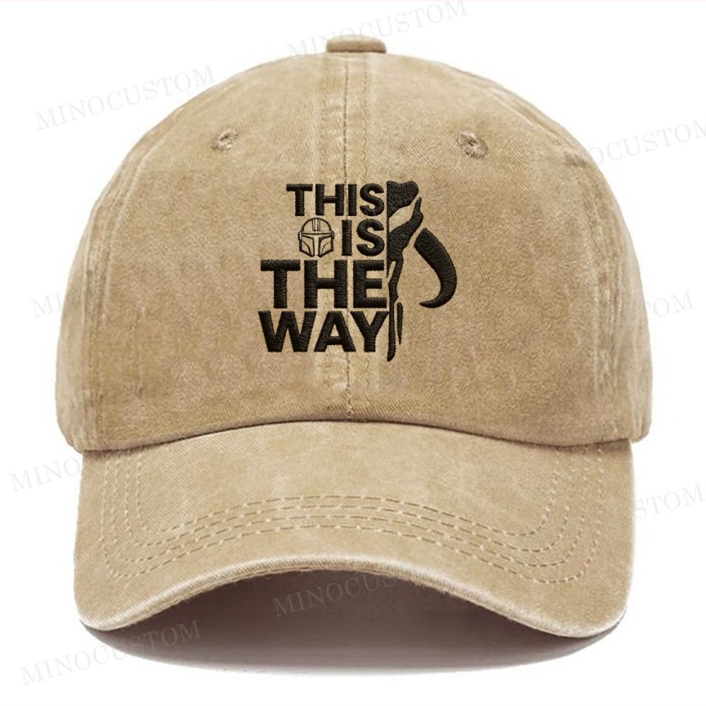 "This Is The Way" Mandalorian Vintage Casual Washed Cap