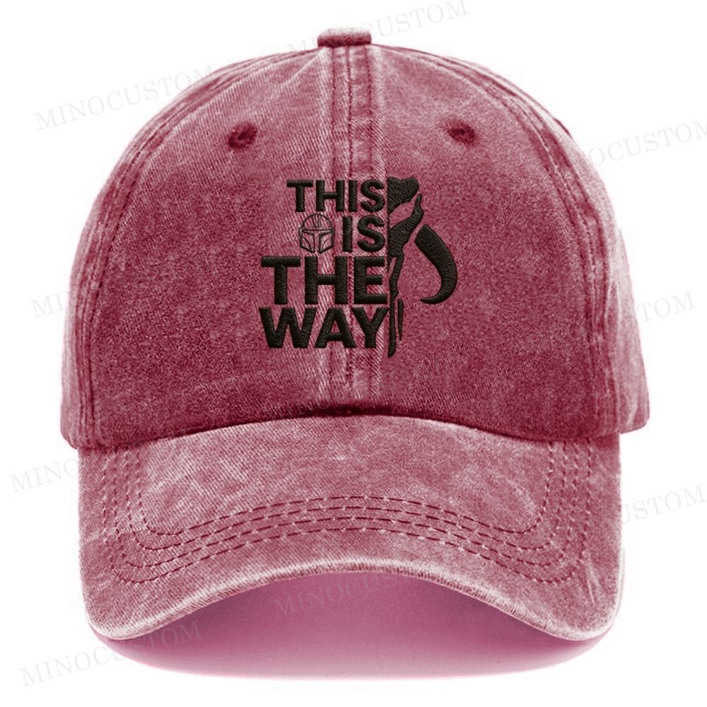 "This Is The Way" Mandalorian Vintage Casual Washed Cap