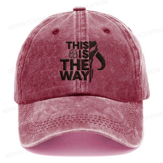 "This Is The Way" Mandalorian Vintage Casual Washed Cap