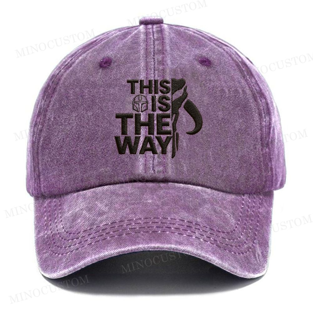 "This Is The Way" Mandalorian Vintage Casual Washed Cap