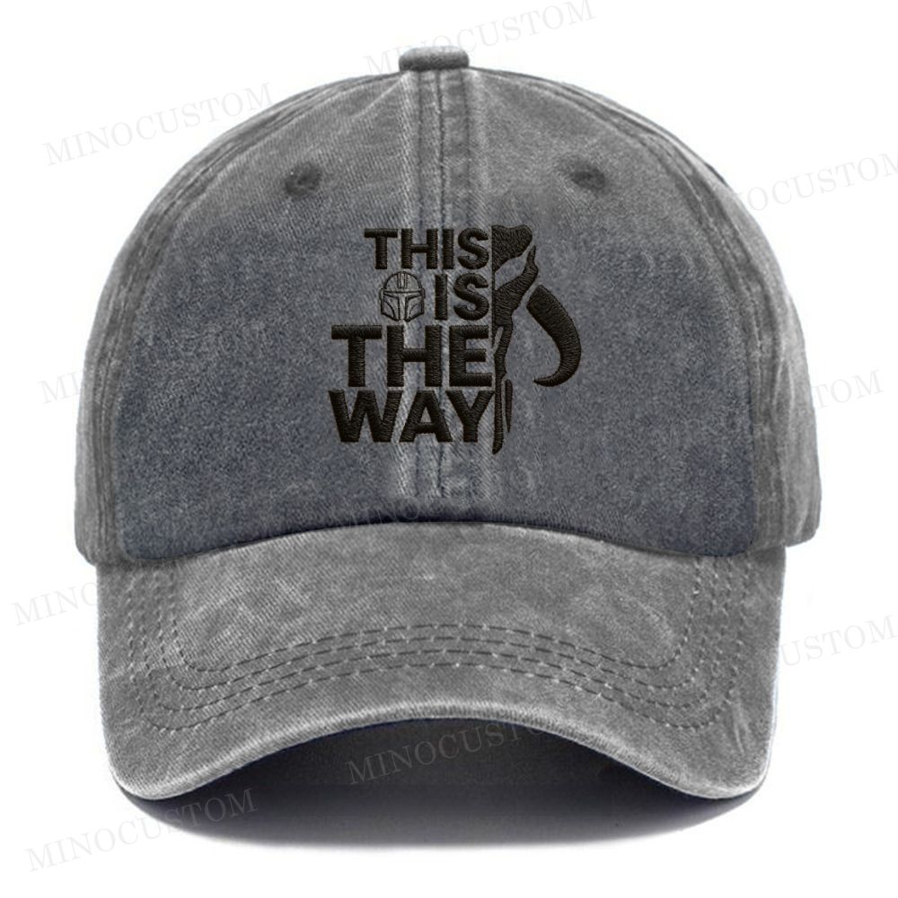 "This Is The Way" Mandalorian Vintage Casual Washed Cap