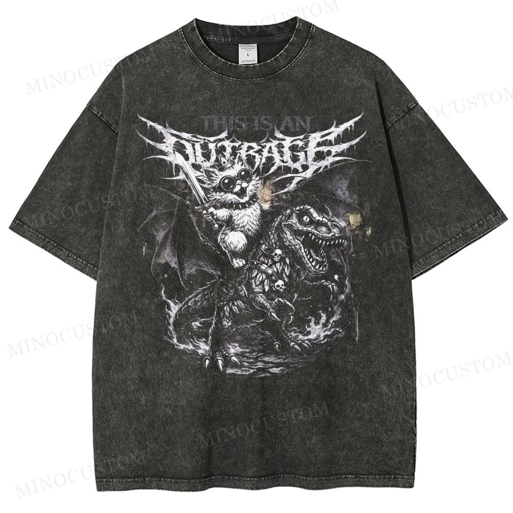 This is an Outrage Washed T-Shirt 