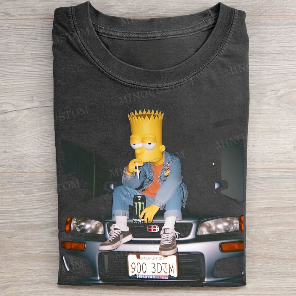 Bart Simpson JDM Vintage Washed Tee 