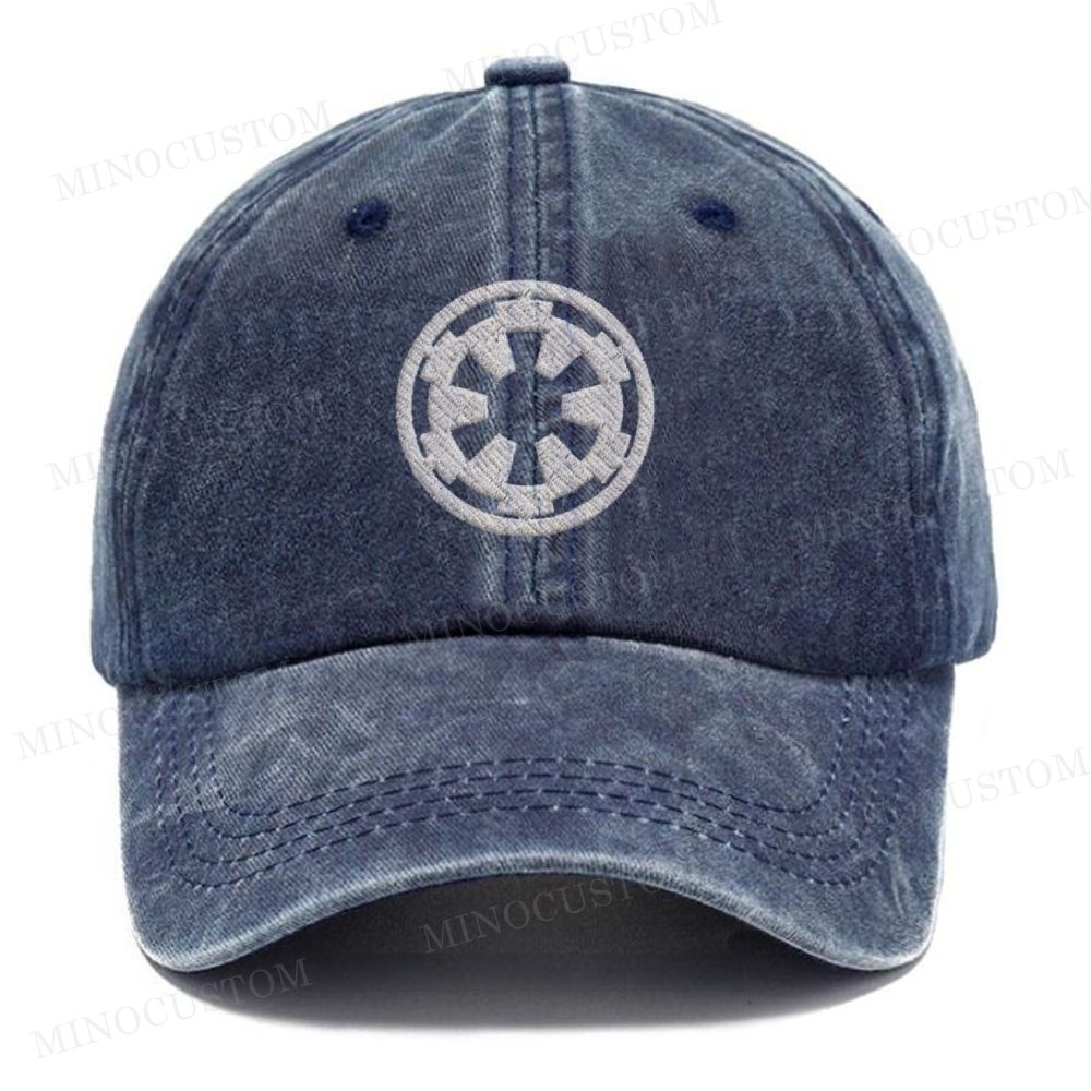 (Embroidery)  Wheel Smart Controller Washed Cap 