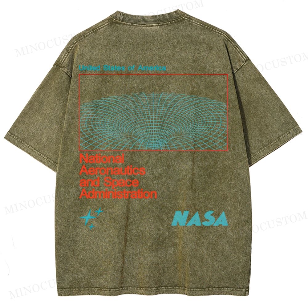 Comfort Colors Space Nerd Graphic Washed T-Shirt 