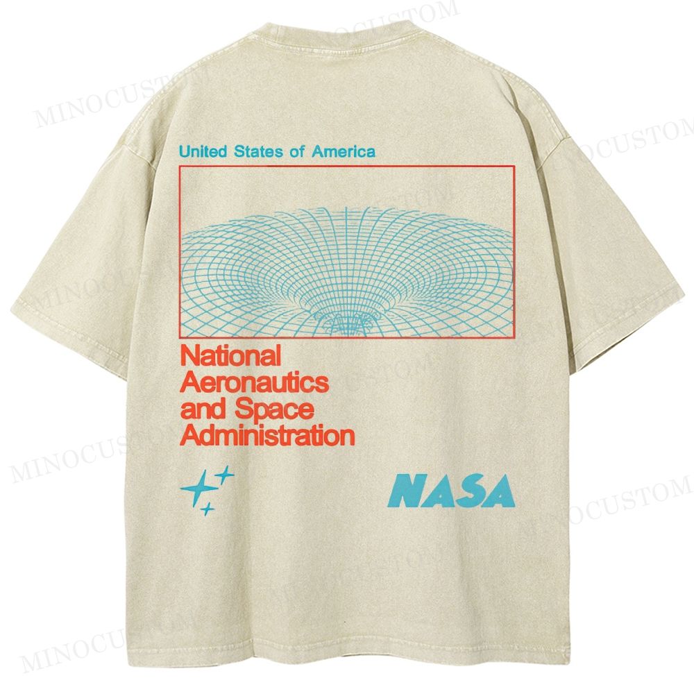 Comfort Colors Space Nerd Graphic Washed T-Shirt 