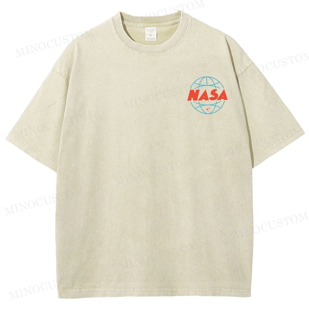 Comfort Colors Space Nerd Graphic Washed T-Shirt 