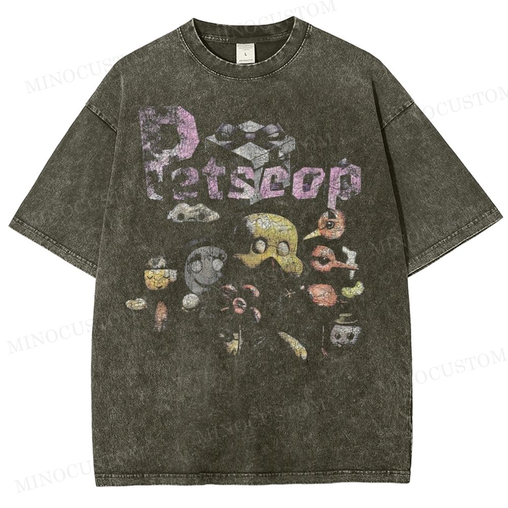  Analog Horror Washed T-Shirt 