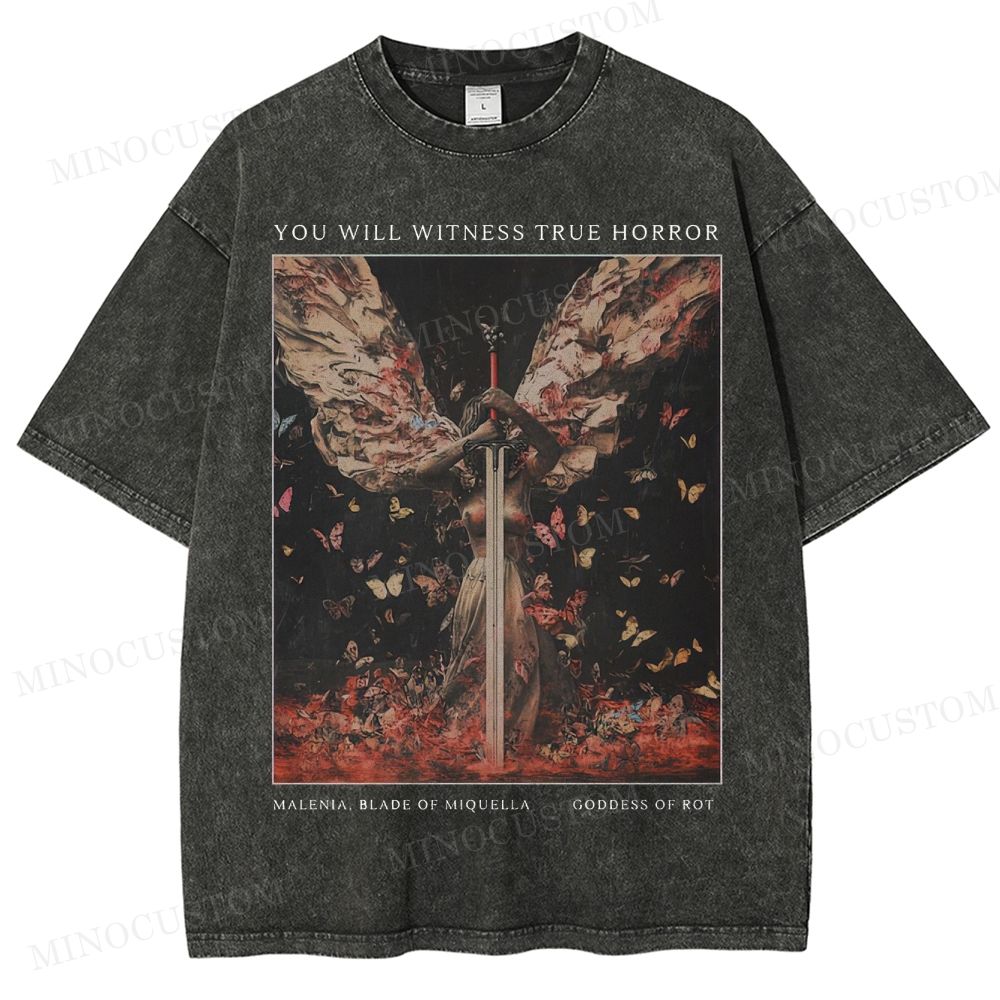 You Will Witness True Horror Washed T-Shirt 