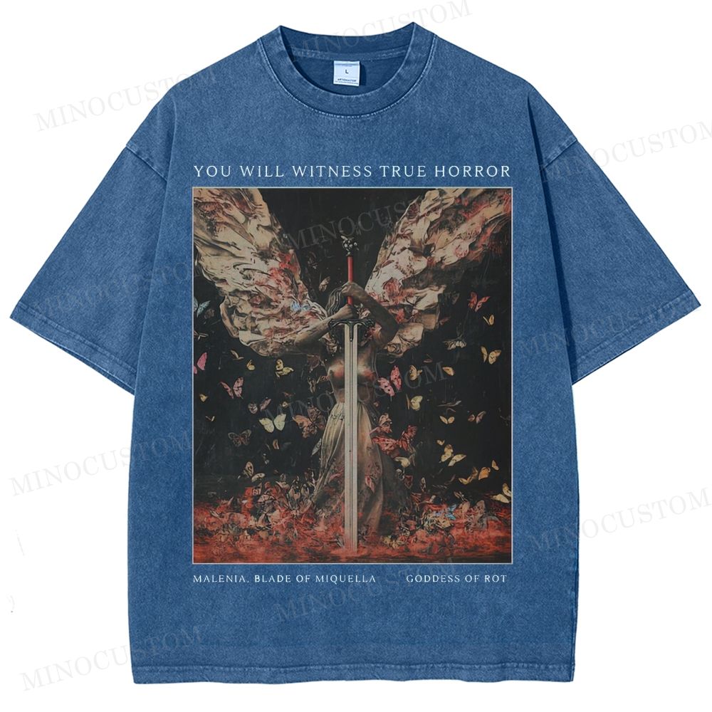 You Will Witness True Horror Washed T-Shirt 