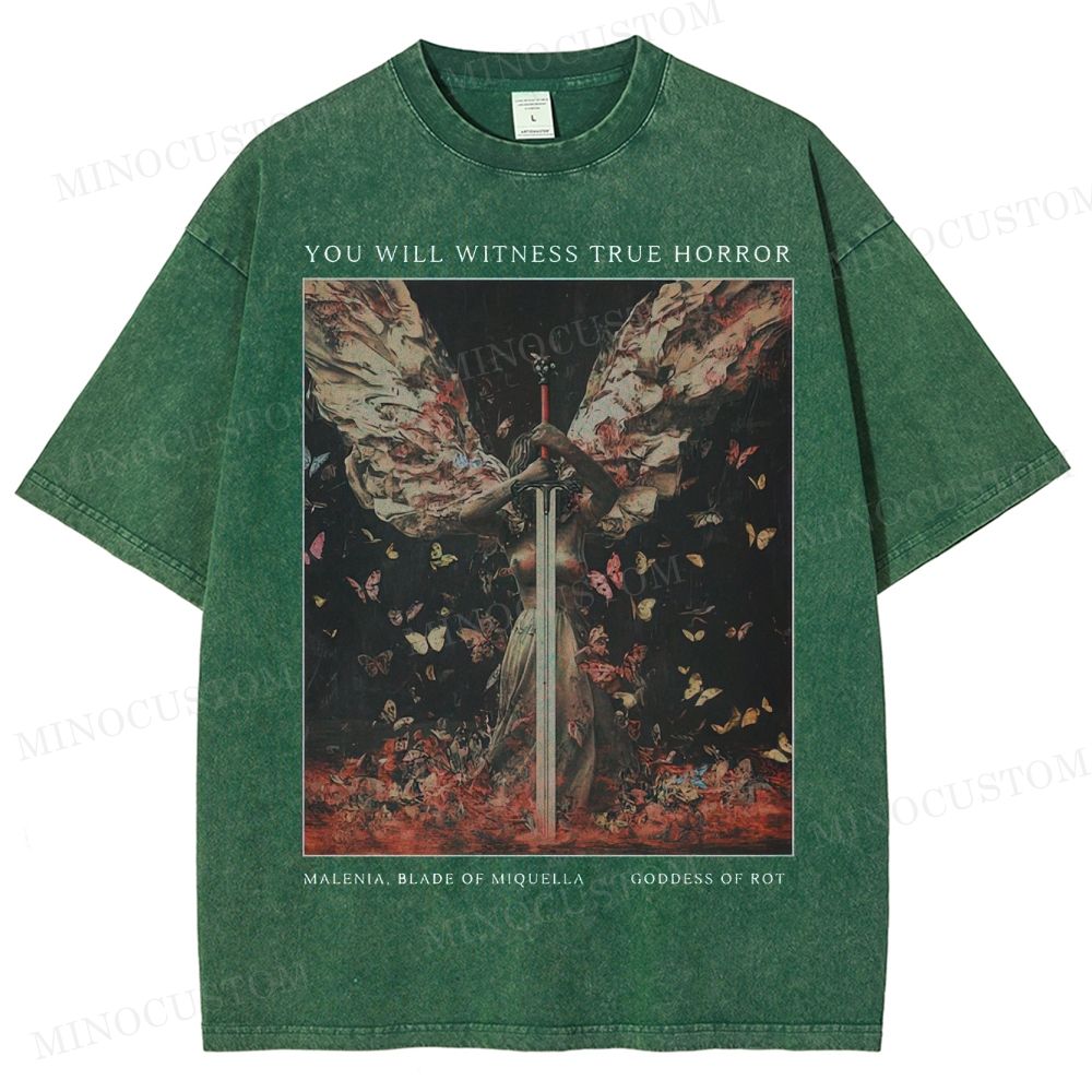 You Will Witness True Horror Washed T-Shirt 